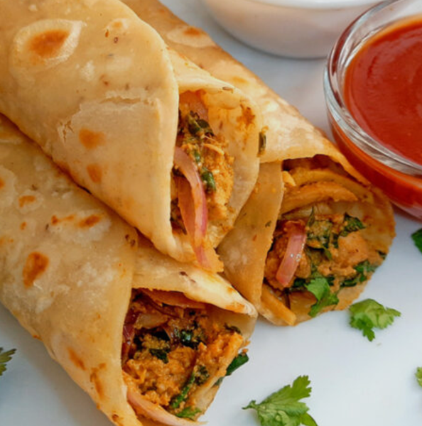 Chicken Keema Roll